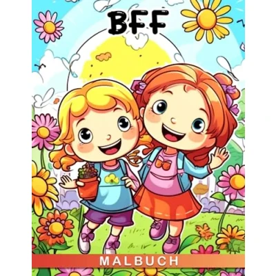 Abbildung von BFF Malbuch: 30 Kreatur Designs für jede Gelegenheit als Geschenk, perfekt Kinder und Erwachsene zum Ausmalen mit den Sassy Friend Malvorlagen.