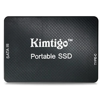 Abbildung von kimtigo 2,5 Zoll interne SSD 500G Mehrzweck Tragbares externes mobiles Extreme Solid State Drive mit Typ C USB Schnittstelle und SATA III für Laptop Desktop Gaming Büro