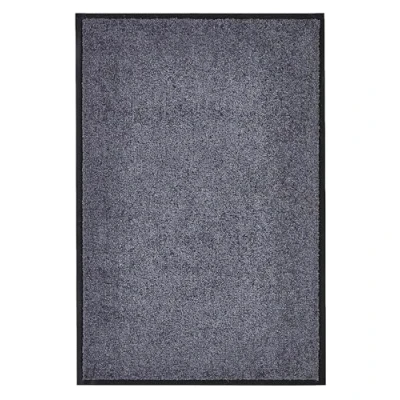 Abbildung von andiamo Premium Fußmatte Wash &amp; Clean langlebige Schmutzfangmatte Hauseingang als innen oder Fußabtreter im überdachten Außenbereich saugstarker Fußabstreifer 40 x 60 cm Anthrazit