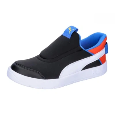 Abbildung von PUMA Courtflex v3 SLIPTECH PS Sneaker, Black White Redmazing, 30 EU