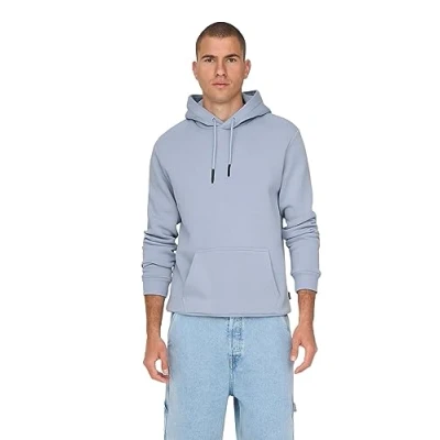 Abbildung von Only &amp; Sons Onsceres Hoodie Kapuzenpullover, Herren, Größe: Medium, Eventide