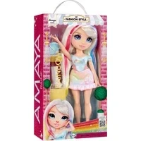 Abbildung von Rainbow High My Fashion Style Doll Amaya 28 cm Regenbogenfarbene Modepuppe mit Aufsehenerregendem Outfit und Schicker Handtasche, zum Spielen, Bewegen, Sammeln, Für Kinder von 4 bis 12 Jahren