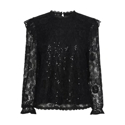 Abbildung von Pieces Bluse, Damen, Größe: Small, Black
