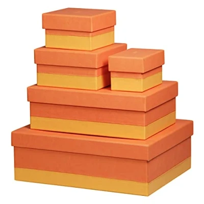 Abbildung von Rhodia 318982C Set mit 5 Boxen (aus italienischem Kunstleder, elegant und praktisch, ideal für Ihre Organisation) Stück, himbeer