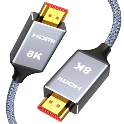 Abbildung von Hdmi Kabel 2Meter 4K@60Hz, Snowkids Highspeed Ethernet 18Gbps,Vergoldete Anschlüsse mit Audio,Kompatibel Video 4K UHD 2160p,HD 1080p,3D Xbox PS3/4