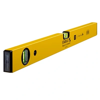 Abbildung von STABILA Wasserwaage Type 70, 60 cm, leichtes Alu Profil, 1 Horizontal Libelle, Vertikal Made in Germany