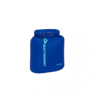 Abbildung von Sea to Summit Lightweight Dry Bag XXS 1.5L wasserdichte Aufbewahrung Rollverschluss Recycling Gewebe Befestigung &amp; D Ring Wandern Paddelsport 14.1 x 10.7 19cm Surf Blue 34g