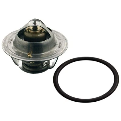 Abbildung von FEBI BILSTEIN 18274 Kühlwasserthermostat 92 mit Dichtring VOLKSWAGEN: GOLF 2, 1 Cabriolet,