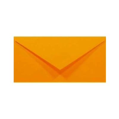 Abbildung von Netuno 100 Briefumschläge Pastell orange DIN lang 110x220 mm 80g Rainbow bunte Umschläge für Hochzeit Geburtstag Taufe Weihnachten Einladungskarten Einladungsumschläge envelope