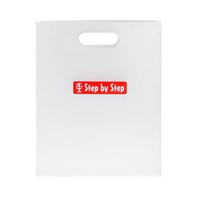 Abbildung von Step by Hefter Heftbox mit Tragegriff, transparent, bis DIN A4, K