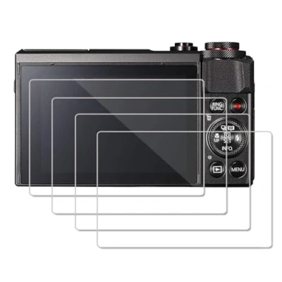 Abbildung von OOTSR (4 Stück) Schutzfolie für Canon G7X Mark II G9X G9XII G5X, Panzerglas Displayschutzfolie G5X Folie