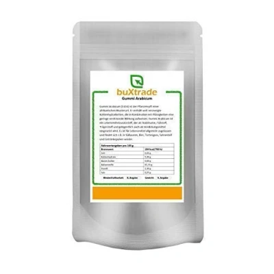 Abbildung von 2 x 1 kg Gummi Arabicum Gummar HT Ballaststoff Gum Arabic spühgetrocknetes Pulver
