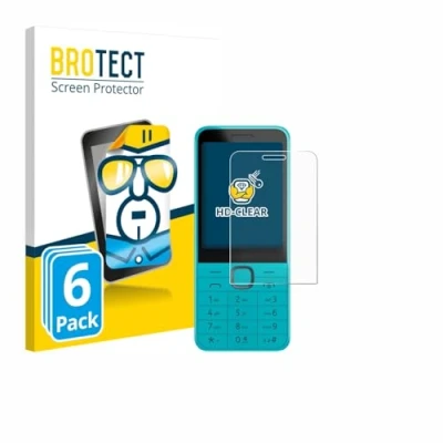 Abbildung von BROTECT (6 Stück Schutzfolie für Nokia 235 4G (2024) Displayschutz Folie Ultra Klar