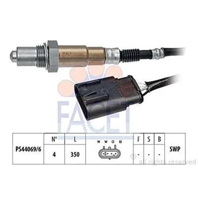 Abbildung von FACET 10.8097 Lambdasonde Made in Italy OE Equivalent beheizt, Planarsonde, Gewinde vorgefettet 4 FIAT: 500 Schrägheck, C Cabrio