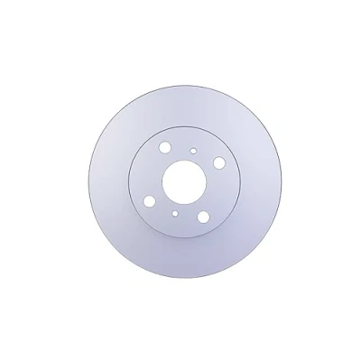 Abbildung von HELLA PRO 8DD 355 108 881 Bremsscheibe 255 20 04/06 100 innenbelüftet beschichtet ohne Radbefestigungsbolzen, Radnabe TOYOTA: Yaris I Schrägheck
