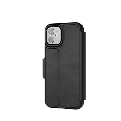 Abbildung von tech21 EvoLite Schutzhülle für iPhone 12 3, Kartenfach, Fallschutz, Schwarz