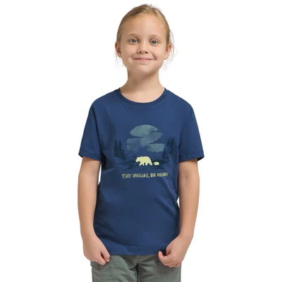 Abbildung von Jack Wolfskin Graphic Sport Tshirt für Kinder, Größe: 92, Evening sky