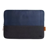 Abbildung von Trust Lisboa Laptophülle 16 Zoll, Laptoptasche aus Recycelten PET Flaschen, Arbeitstasche Laptop Sleeve, Tasche Herren Damen für MacBook Notebook HP Dell Asus Lenovo Reisen Business Blau