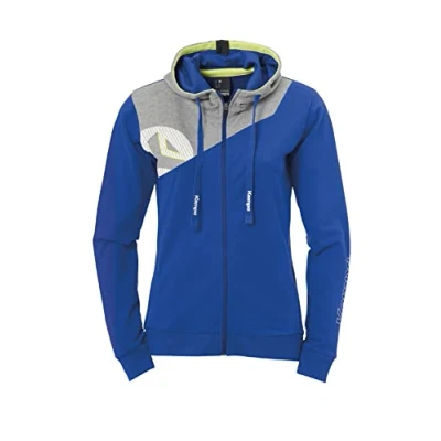 Abbildung von Kempa Herren Core 2.0 Kapuzen Jacke, royal/Dark grau Melange, L