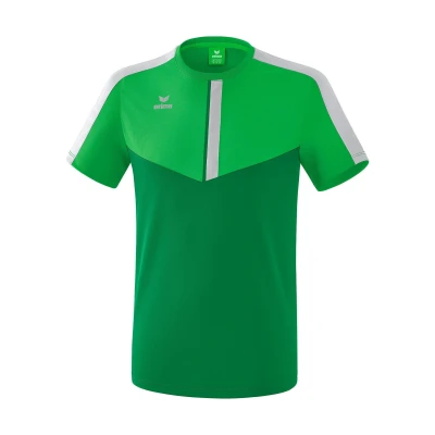Abbildung von Erima Kinder Squad Funktions T Shirt, fern Green/smaragd/Silver Grey, 152