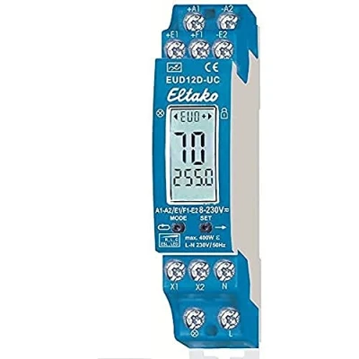 Abbildung von Eltako Digital einstellbarer Multifunktions Universal Dimmschalter. Power MOSFET bis 400W EUD12D UC