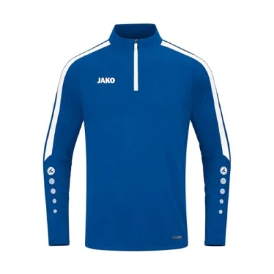 Abbildung von JAKO Power ZIP Langarmshirt, Herren, Größe: Large, Royal