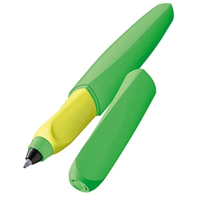 Abbildung von Pelikan 807319 Tintenroller Twist R457, Universell für Rechts und Linkshänder Neon Grün