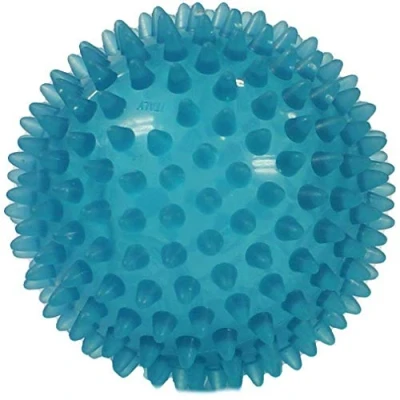 Abbildung von Igelball 10 cm blau transparent 1 St