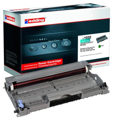 Abbildung von edding Trommel EDD 1032 schwarz kompatibel zu brother DR 2000