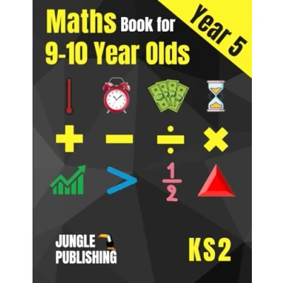 Abbildung von Maths Book for 9 10 Year Olds KS2: 5 Workbook Mental Arithmetic, Fractions, Geometry, Measurement and Statistics Y5