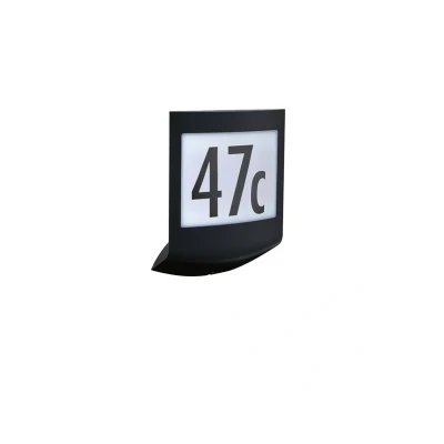 Abbildung von Paulmann LED Außen Wandleuchte &quot;Padea IP44 198x71mm 3000K 8,5W 550lm 230V Anthrazit Kunststoff&quot;, 1 flammig, Dämmerungssensor seewasserresistent