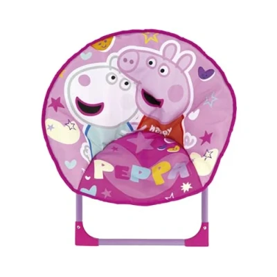 Abbildung von ARDITEX Runder Klappstuhl Peppa Wutz Kinderstuhl, Mond Stuhl, Ø 50 cm