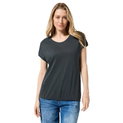Abbildung von Cecil Damen B323100 T Shirt, Slate Khaki, M