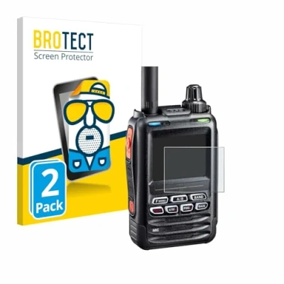 Abbildung von BROTECT Entspiegelungs Schutzfolie für Yaesu FT 5DE/DR (2 Stück) Matte Displayschutz Folie, Anti Reflex, Fingerprint