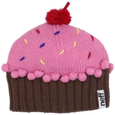 Abbildung von Neff Damen Mütze Cup Cake Beanie Taille Unique Strawberry