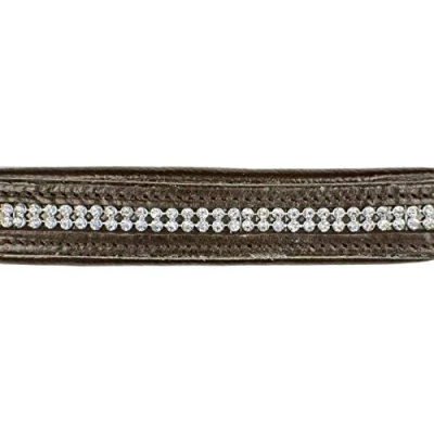 Abbildung von HKM Diamond Lederhalfter Braun One Size Vollblut