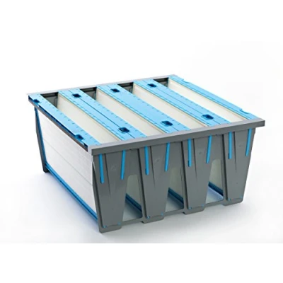 Abbildung von GVS Filter Technology 80.021.0001.00.AA F7 ECO 592 Bacticell Platten, gesamte Größe, Blau/Weiß