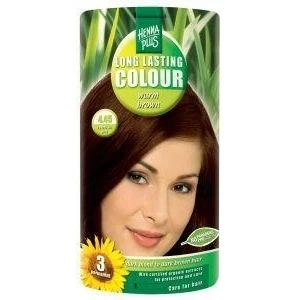 Abbildung von Hennaplus Long Lasting Colour 4,45 Warm Brown, 100ml