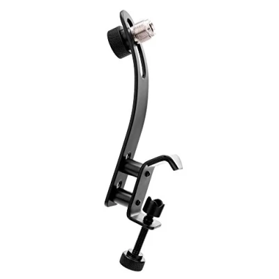 Abbildung von Pronomic DMK 10 Schlagzeug Mikrofonklammer Klemme für Spannring (für 3/8&quot; und 5/8&quot; Mikroklammern, Gewicht 180 g, Material Stahl) schwarz