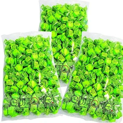 Abbildung von GUSTONE. 3kg Großpackung Tartufi dolci al pistacchio (Pistazie) 210 Stück je 14g Antica Torroneria Piemontese Trüffel Pralinen aus Italien Schokoladen 3x1000g