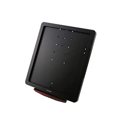 Abbildung von HIGHSIDER CNC Motorrad Kennzeichen Halteplatte mit Reflektor, 180 x 200 mm, Alu