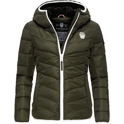 Abbildung von Navahoo Steppjacke Elva stylische Damen Winterjacke mit Kapuze