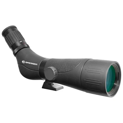 Abbildung von Bresser Unisex Erwachsene Spektiv spektar 15 45x60 med hurtig fokusering, zoom funktion, stativforbindelsesgevind, skr consumerelectronics, Schwarz, EU