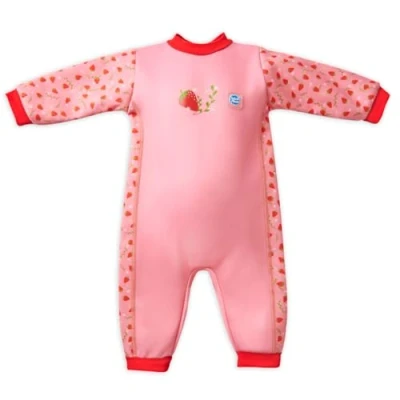 Abbildung von Splash About Unisex Baby Warm One Piece Swimsuit, Strawberry Field, 0 3 Monate
