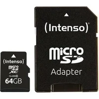 Abbildung von Intenso Micro SDXC Karte 64GB Speicherkarte Class 10