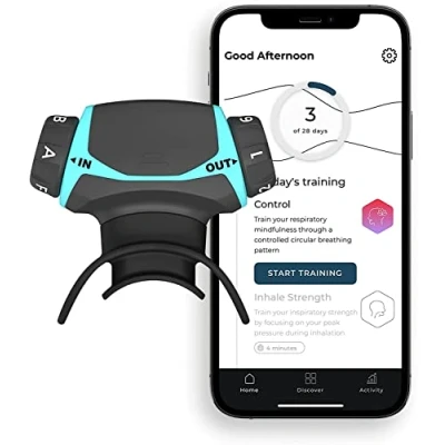 Abbildung von Airofit Aktiv™ Atemtrainer &amp; Virtuelle Atemführungs App