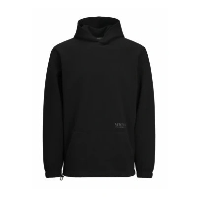 Abbildung von Jack &amp; Jones Kapuzenpullover, Herren, Größe: Medium, Black