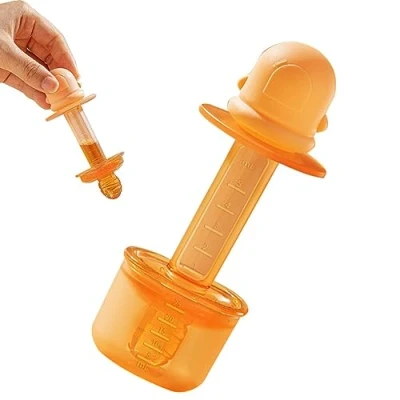 Abbildung von Baby Spritzenspender,Orale Spritze und Spender für Kinder Babys Anti Erstickungs Babymedizin Spritzen Schnuller die orale Ernährung, Milch, Saft, Wasser Walopola