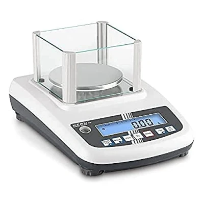 Abbildung von KERN Serie PFB Kunststoff Präzisionswaage mit Komfortabler Bedienphilosophie, 3000g Wägebereich, 0,01g Ablesbarkeit, 210mm x 315mm 90mm
