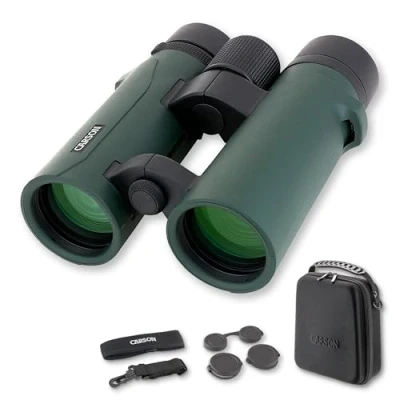 Abbildung von Carson RD Full Size Fernglas, Doppelstegdesign, 8x42mm, wasserdicht, robust, beschlagfrei (RD 842)